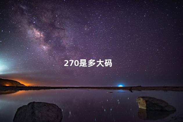 270是多大码 270是多大码