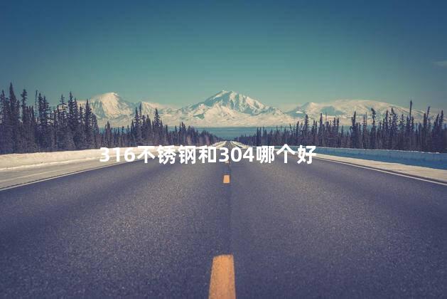 316不锈钢和304哪个好 316不锈钢和304哪个好