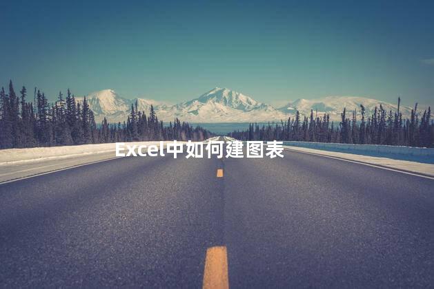 Excel中如何建图表 Excel中如何建图表