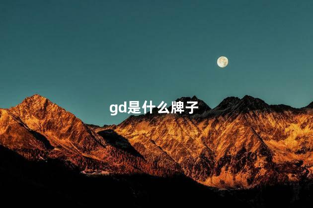 gd是什么牌子