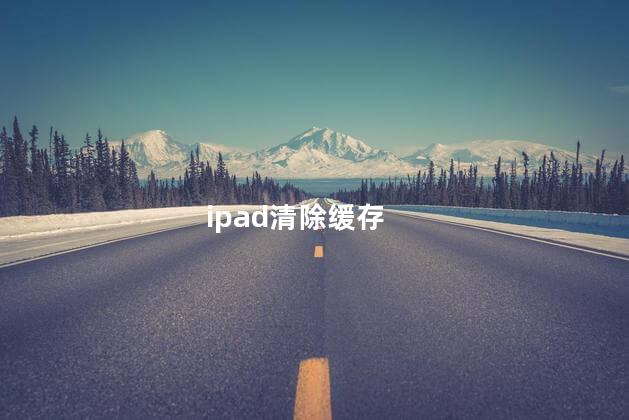ipad清除缓存 ipad清除缓存
