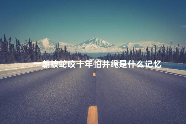 一朝被蛇咬十年怕井绳是什么记忆