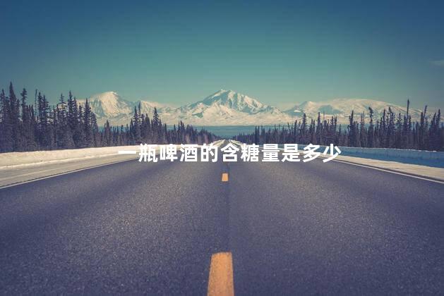 一瓶啤酒的含糖量是多少