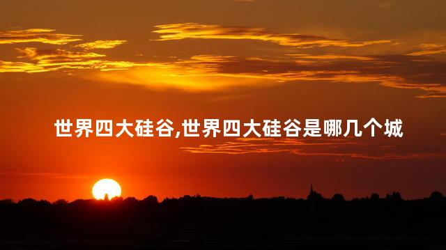 世界四大硅谷