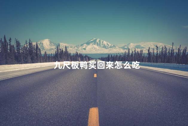 九尺板鸭买回来怎么吃 九尺板鸭买回来怎么吃