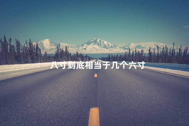 八寸到底相当于几个六寸 八寸到底相当于几个六寸