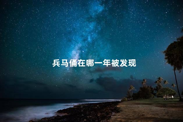 兵马俑在哪一年被发现