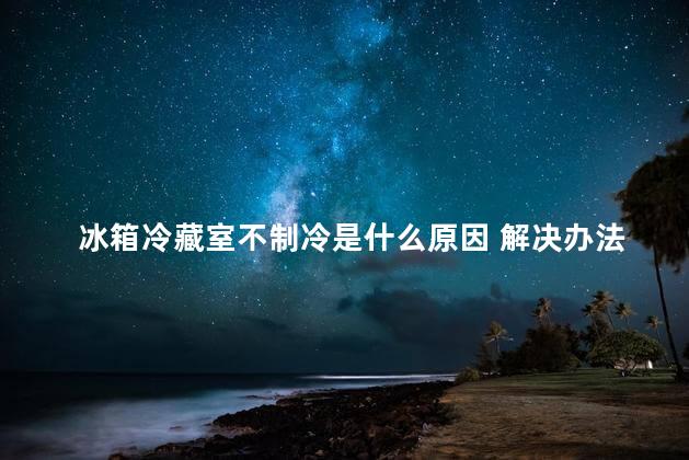 冰箱冷藏室不制冷是什么原因 解决办法