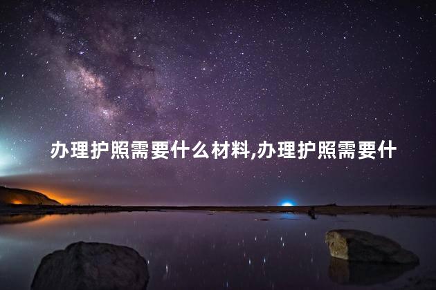 办理护照需要什么材料