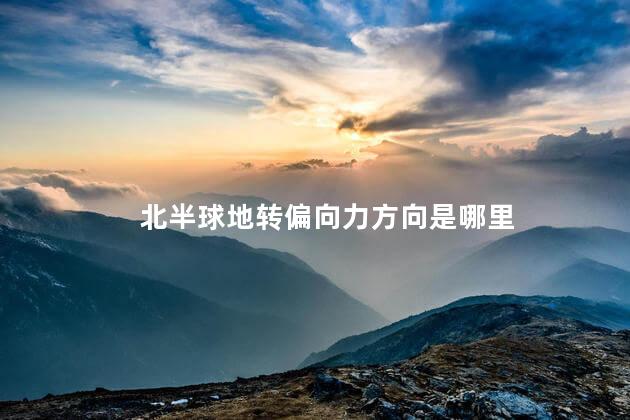 北半球地转偏向力方向是哪里