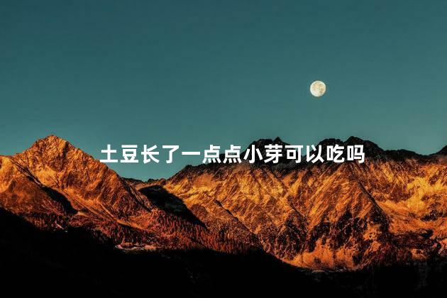 土豆长了一点点小芽可以吃吗