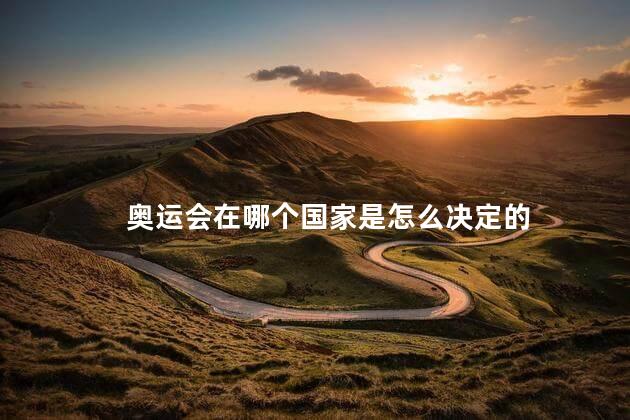 奥运会在哪个国家是怎么决定的