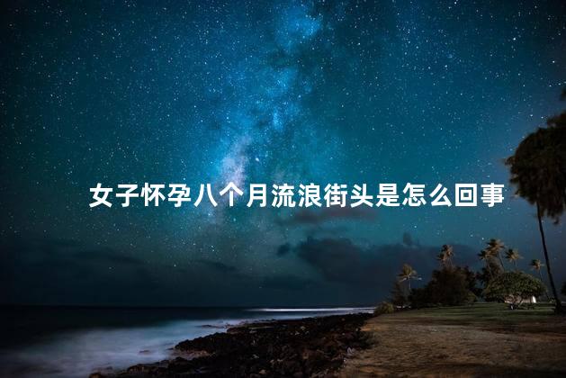 女子怀孕八个月流浪街头是怎么回事