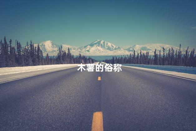 木薯的俗称