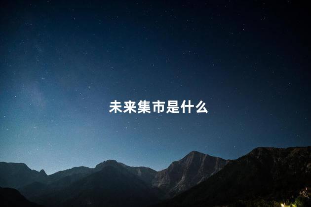 未来集市是什么