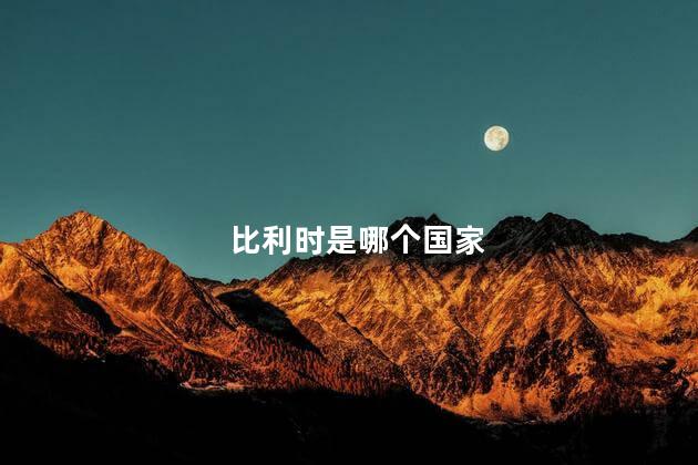 比利时是哪个国家