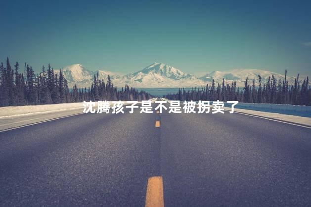 沈腾孩子是不是被拐卖了 沈腾孩子是不是被拐卖了