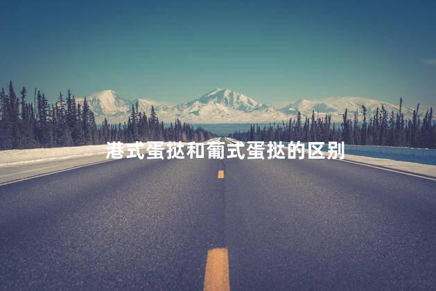 港式蛋挞和葡式蛋挞的区别 港式蛋挞和葡式蛋挞的区别