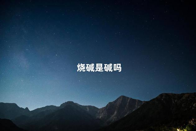 烧碱是碱吗 烧碱是碱吗