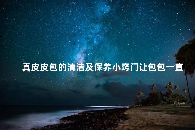 真皮皮包的清洁及保养小窍门让包包一直崭新