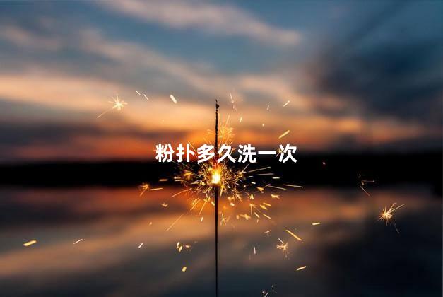 粉扑多久洗一次 粉扑多久洗一次