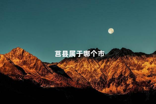 莒县属于哪个市 莒县属于哪个市