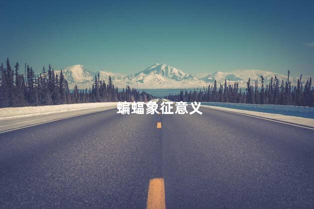 蝙蝠象征意义