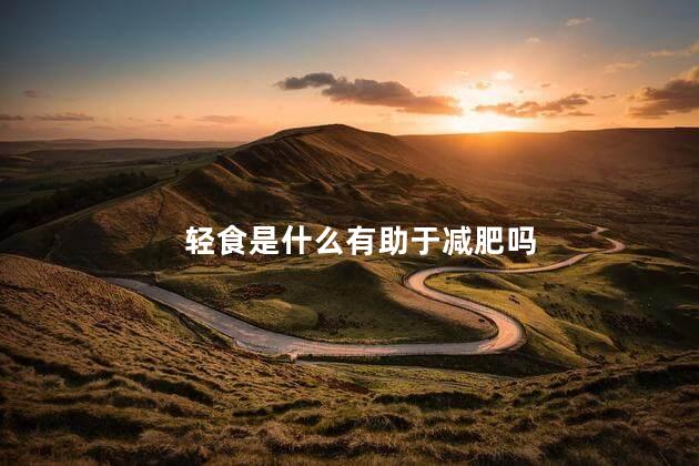 轻食是什么有助于减肥吗 轻食是什么有助于减肥吗