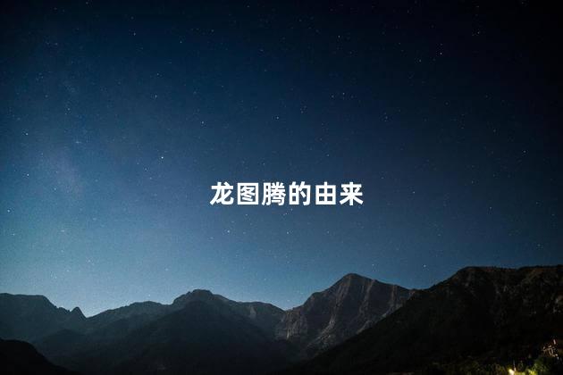龙图腾的由来 龙图腾的由来